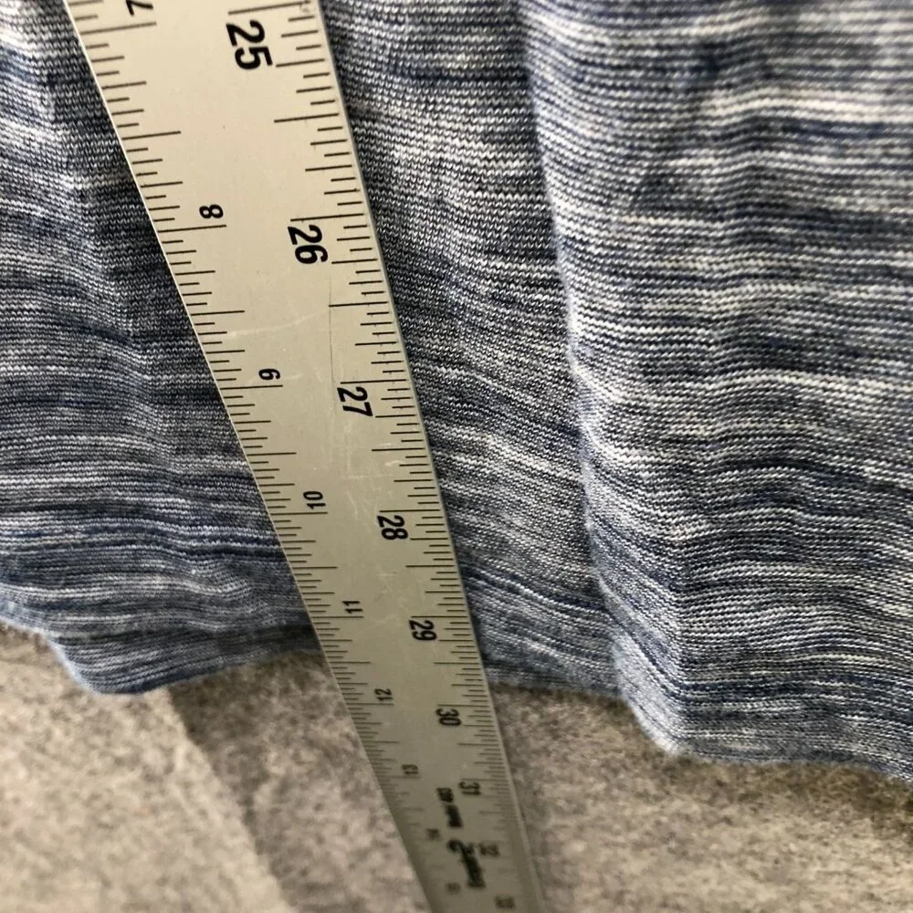 Banana Republic Essential Tee‎ Men XL Blue Short Sleeve T Shirt Heathered